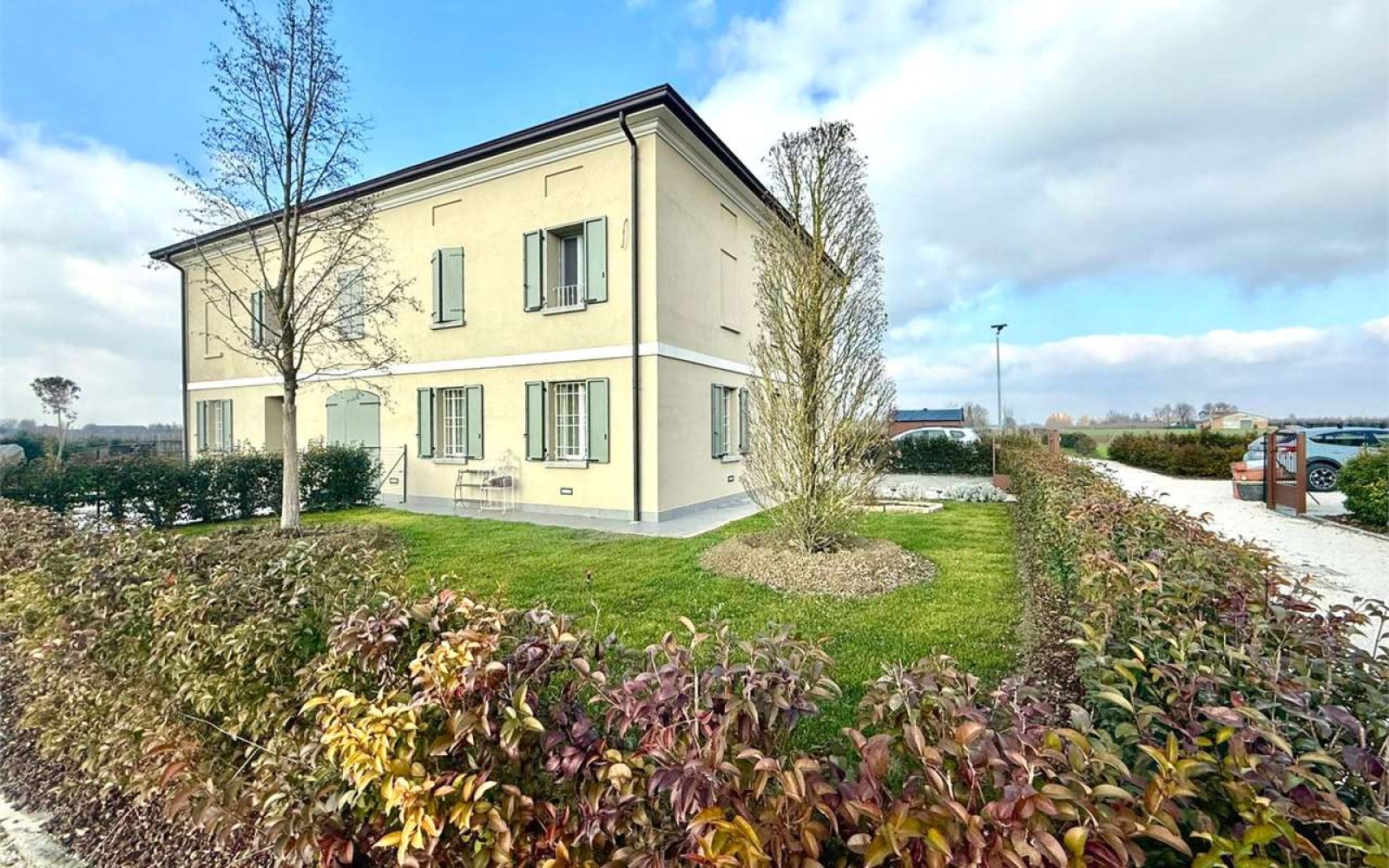 CARPI-CORTILE VILLETTA DI NUOVA COSTRUZIONE
